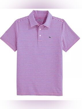 Vineyard Vines Toddler Sankaty Polo, Size 2T, Baha Color (Pink/Dark Blue)